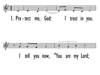 PROTECT ME, GOD: I TRUST IN YOU - Lead Line-ppt