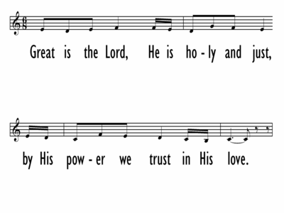 GREAT IS THE LORD-ppt
