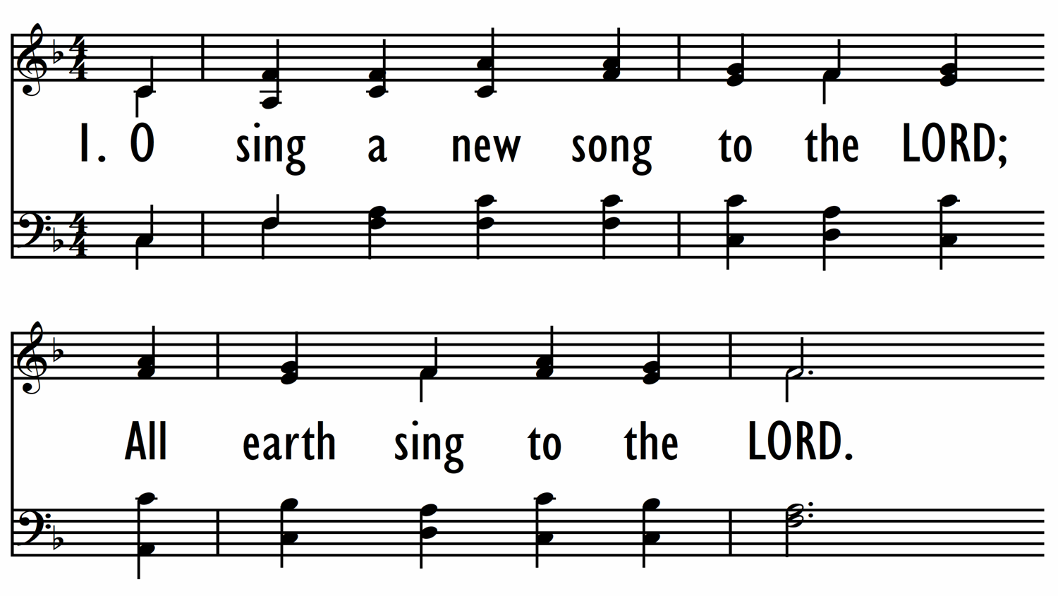 PSALM 96:1-8 (O Sing a New Song to the LORD)-ppt