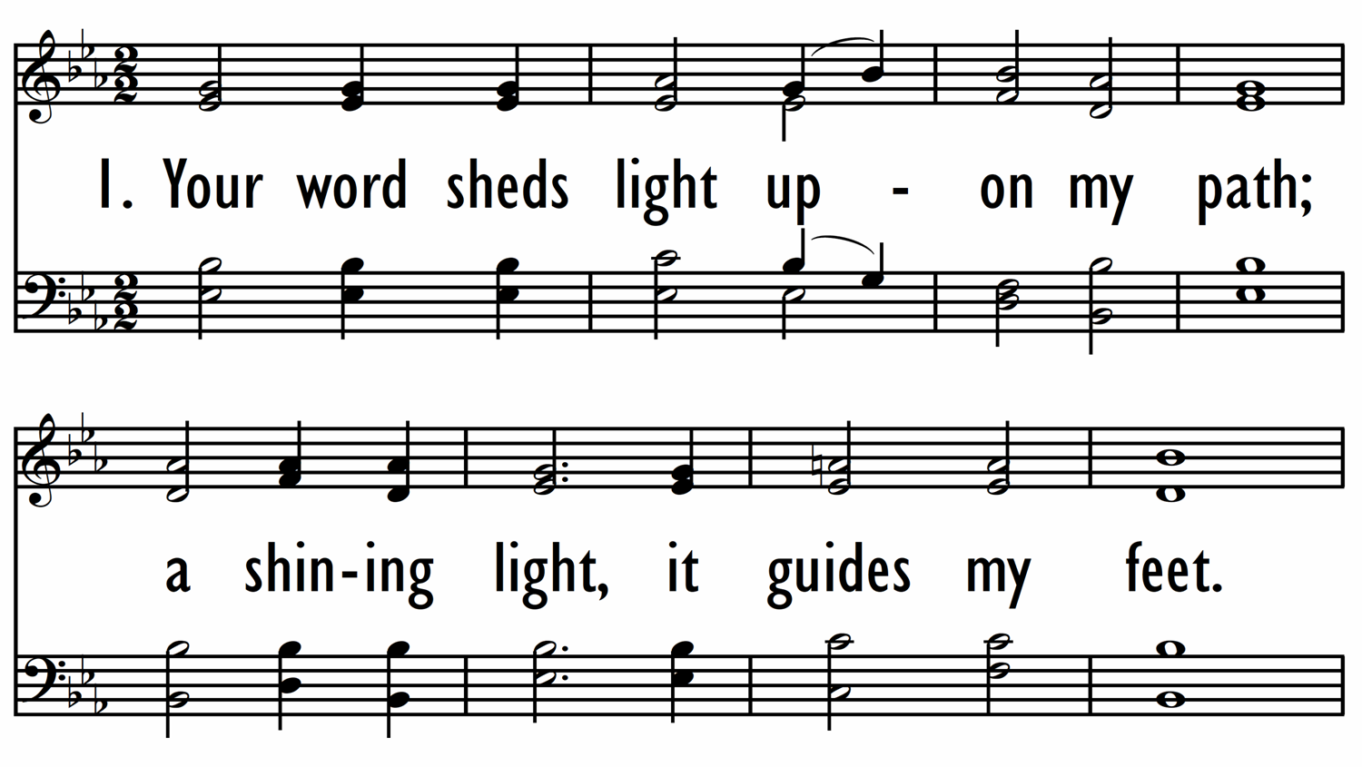YOUR WORD SHEDS LIGHT UPON MY PATH-ppt