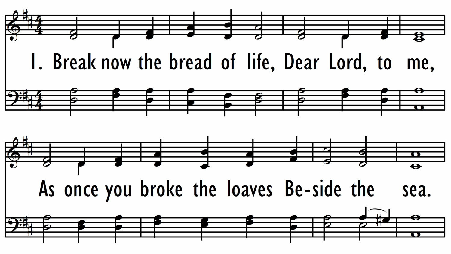BREAK NOW THE BREAD OF LIFE-ppt