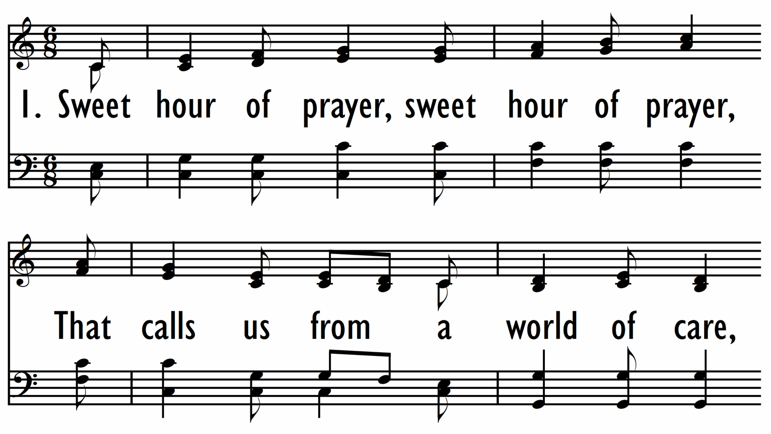 SWEET HOUR OF PRAYER - us/our-ppt
