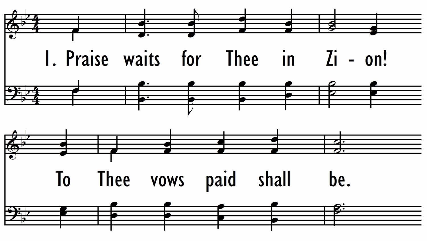 PSALM 65 - PRAISE WAITS FOR THEE IN ZION-ppt