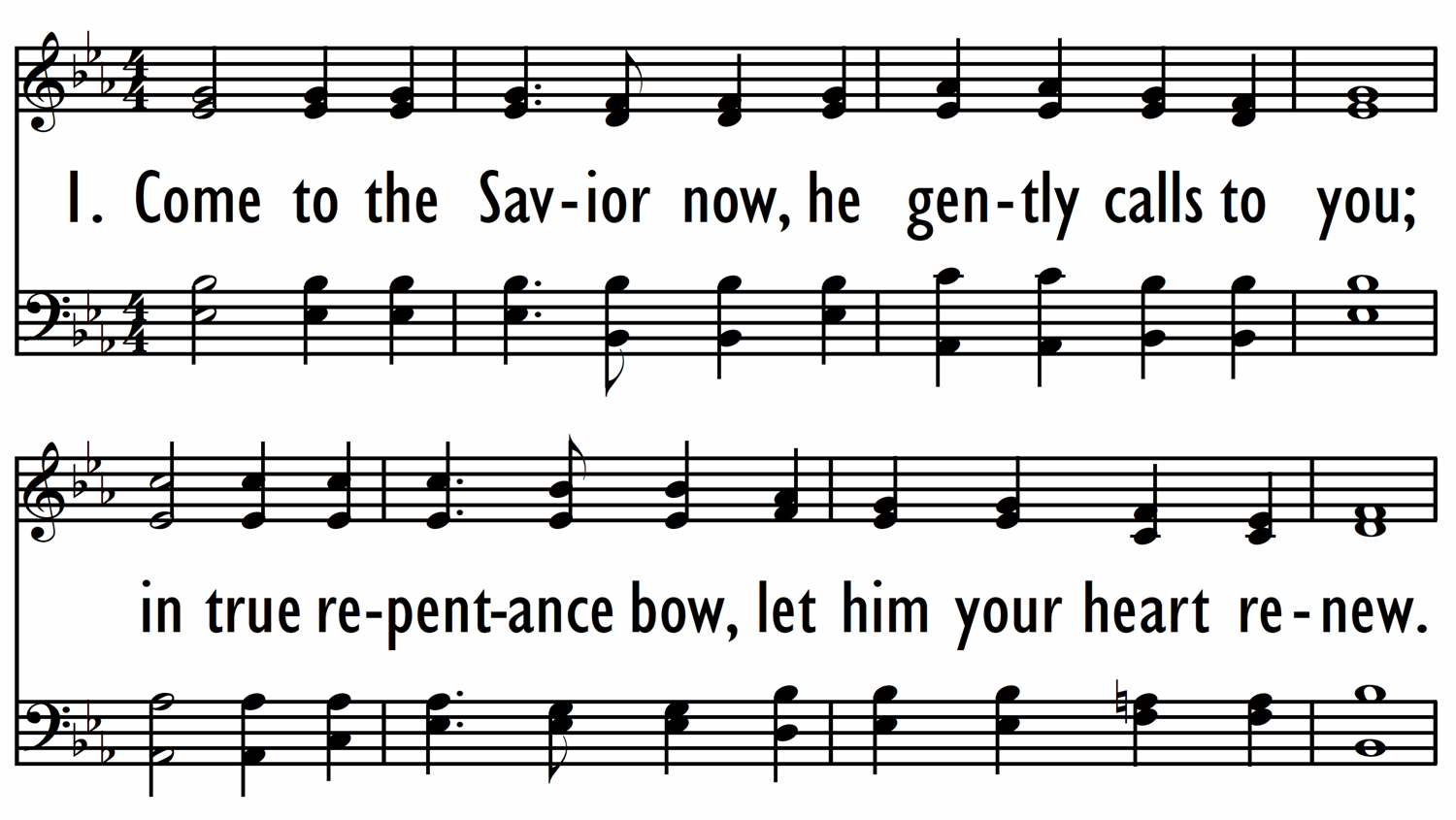 COME TO THE SAVIOR NOW-ppt