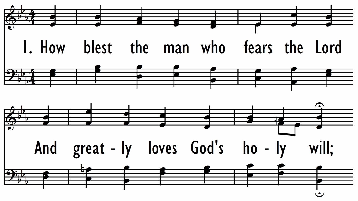 HOW BLEST THE MAN WHO FEARS THE LORD-ppt