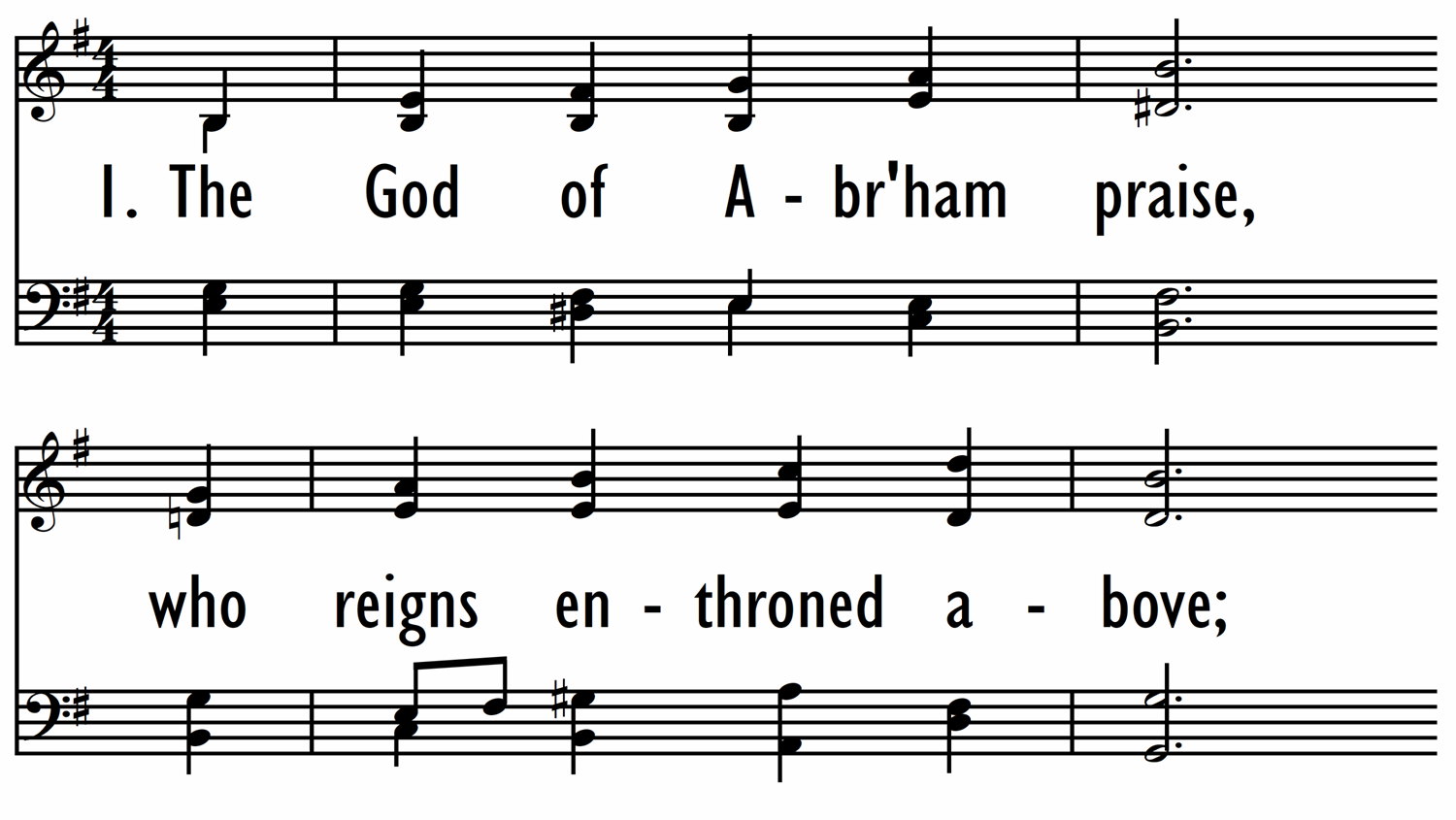 THE GOD OF ABRAHAM PRAISE-ppt