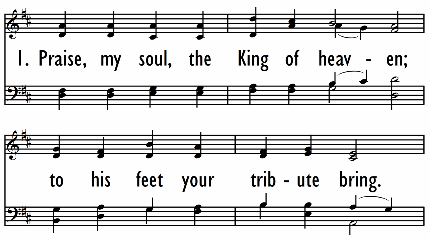 PRAISE, MY SOUL, THE KING OF HEAVEN-ppt