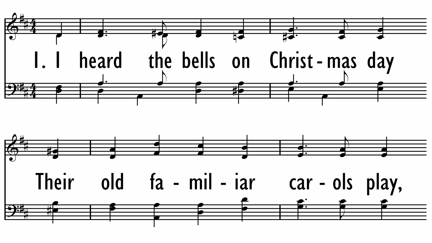 I HEARD THE BELLS ON CHRISTMAS DAY-ppt