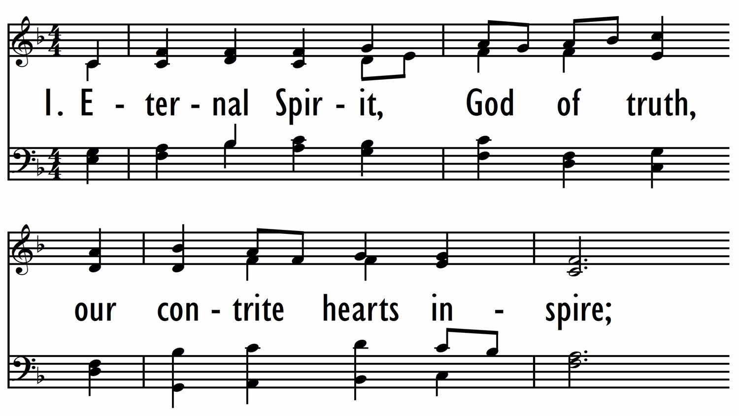 ETERNAL SPIRIT, GOD OF TRUTH-ppt