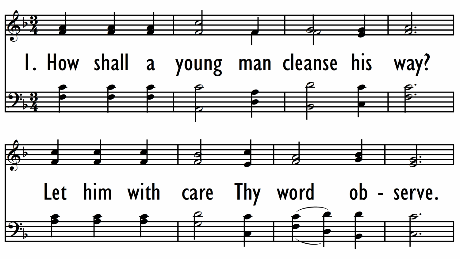 PSALM 119:9-16 (How Shall a Young Man Cleanse His Way)-ppt