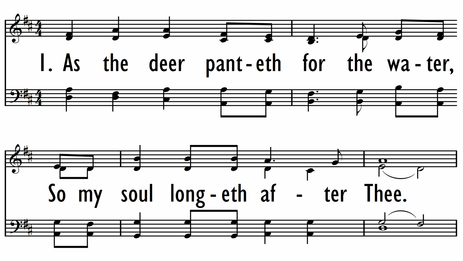 AS THE DEER-ppt