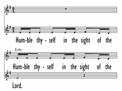 HUMBLE THYSELF IN THE SIGHT OF THE LORD-ppt