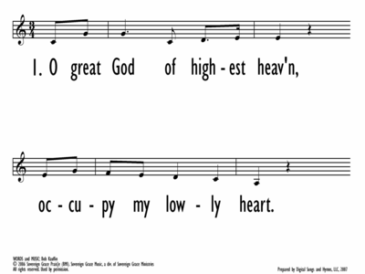 O GREAT GOD - Lead Line-ppt