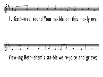 A COMMUNION HYMN FOR CHRISTMAS - Lead Line-ppt