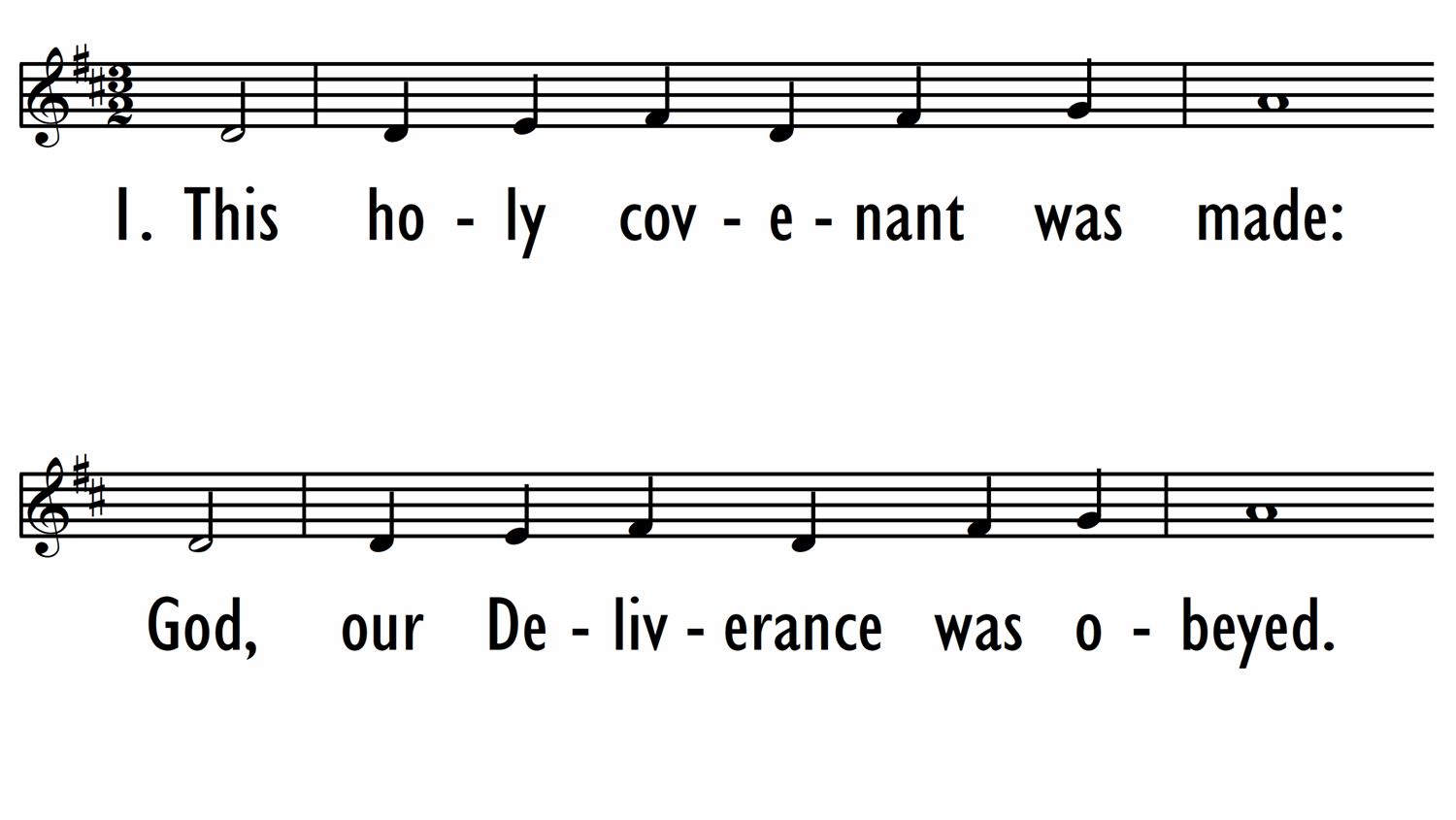 THIS HOLY COVENANT WAS MADE - Lead Line-ppt