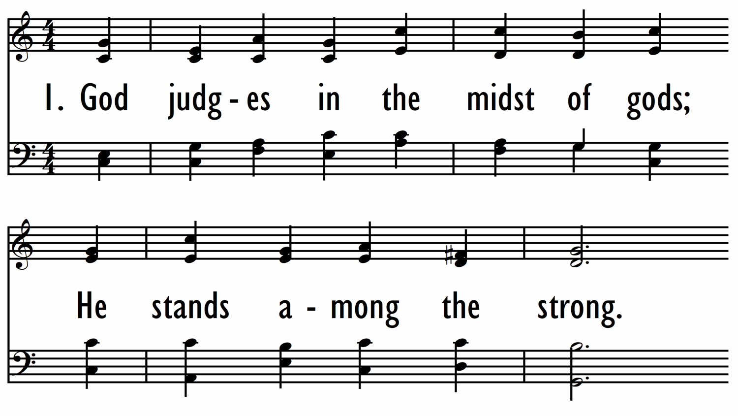 GOD JUDGES IN THE MIDST OF GODS-ppt