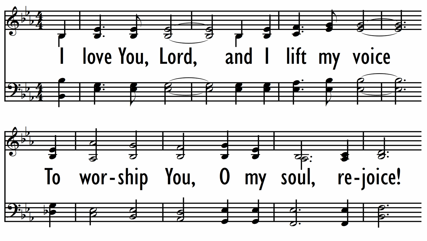 I LOVE YOU LORD Digital Songs Hymns