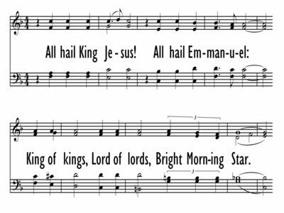 ALL HAIL KING JESUS-ppt