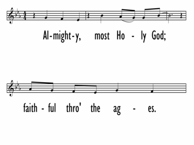 ALMIGHTY - Lead Line - Chorus Only-ppt