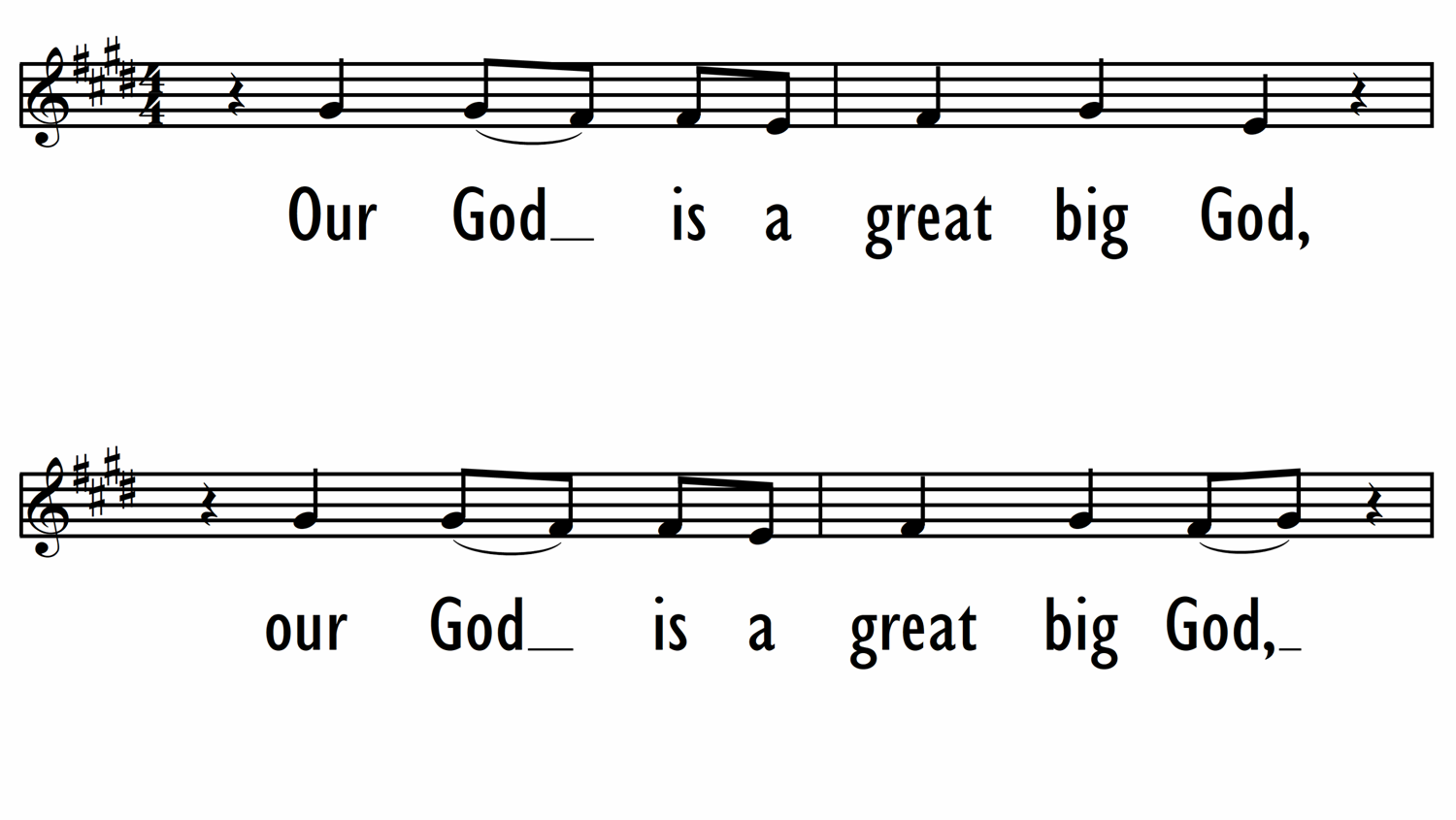 GREAT BIG GOD- Lead Line-ppt