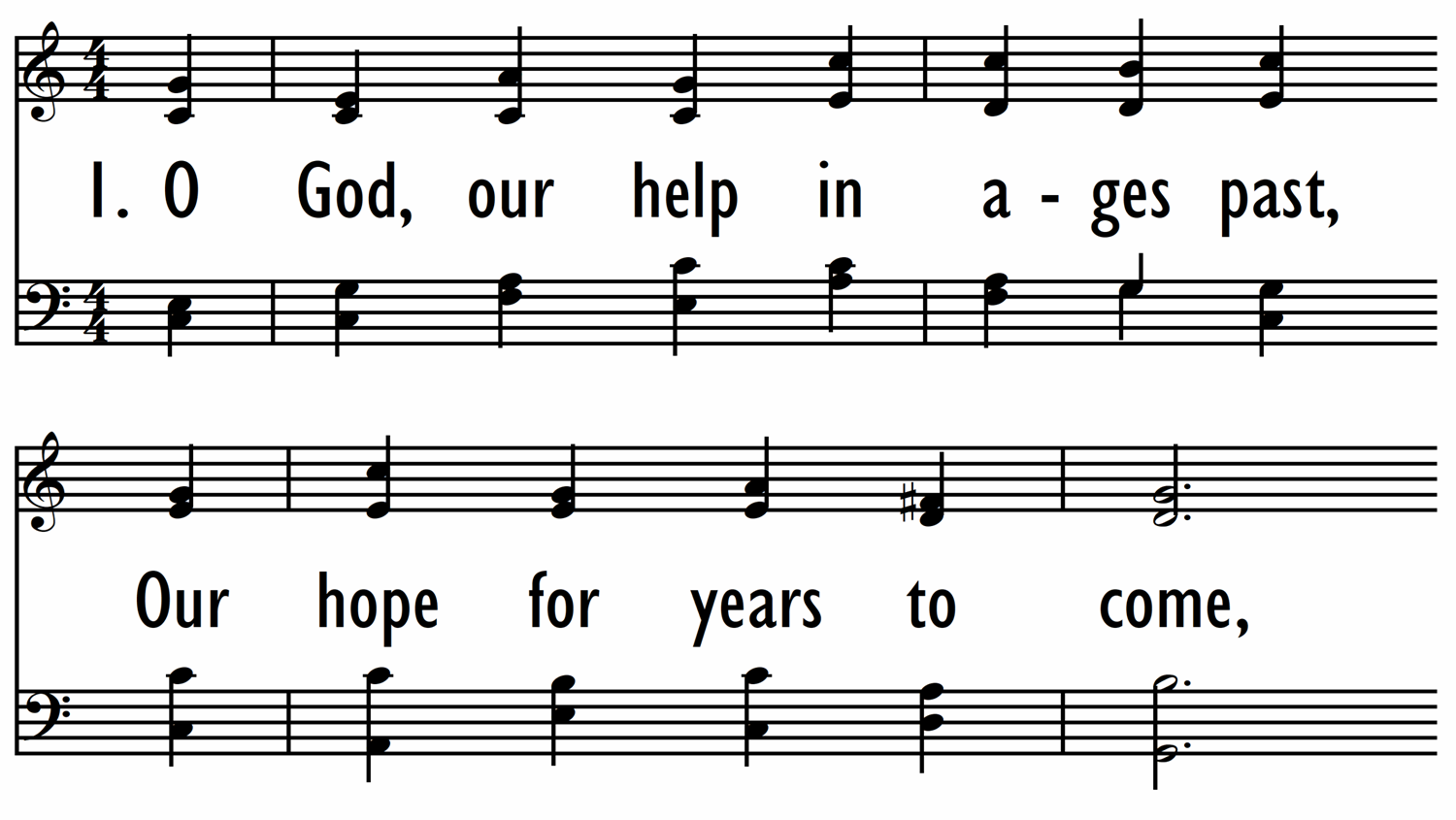 O GOD, OUR HELP IN AGES PAST-ppt