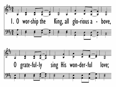 O WORSHIP THE KING - Tomlin-ppt
