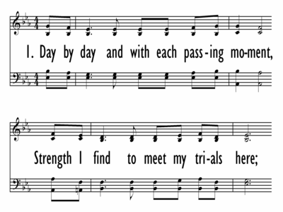 DAY BY DAY | Digital Songs & Hymns