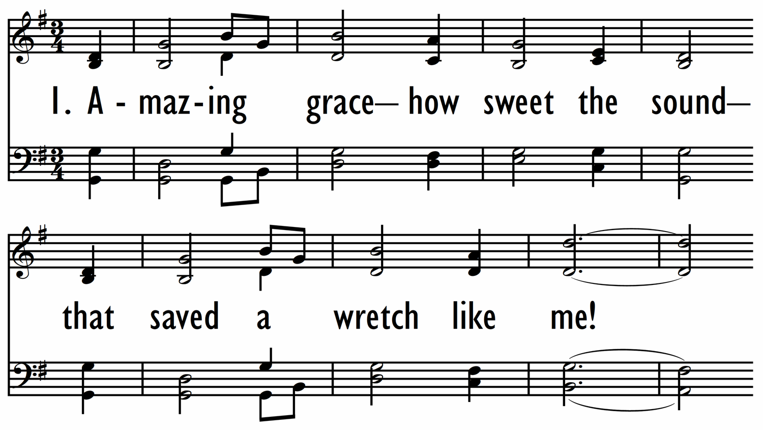 AMAZING GRACE - HOW SWEET THE SOUND-ppt