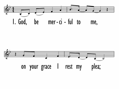 GOD BE MERCIFUL TO ME - Lead Line-ppt