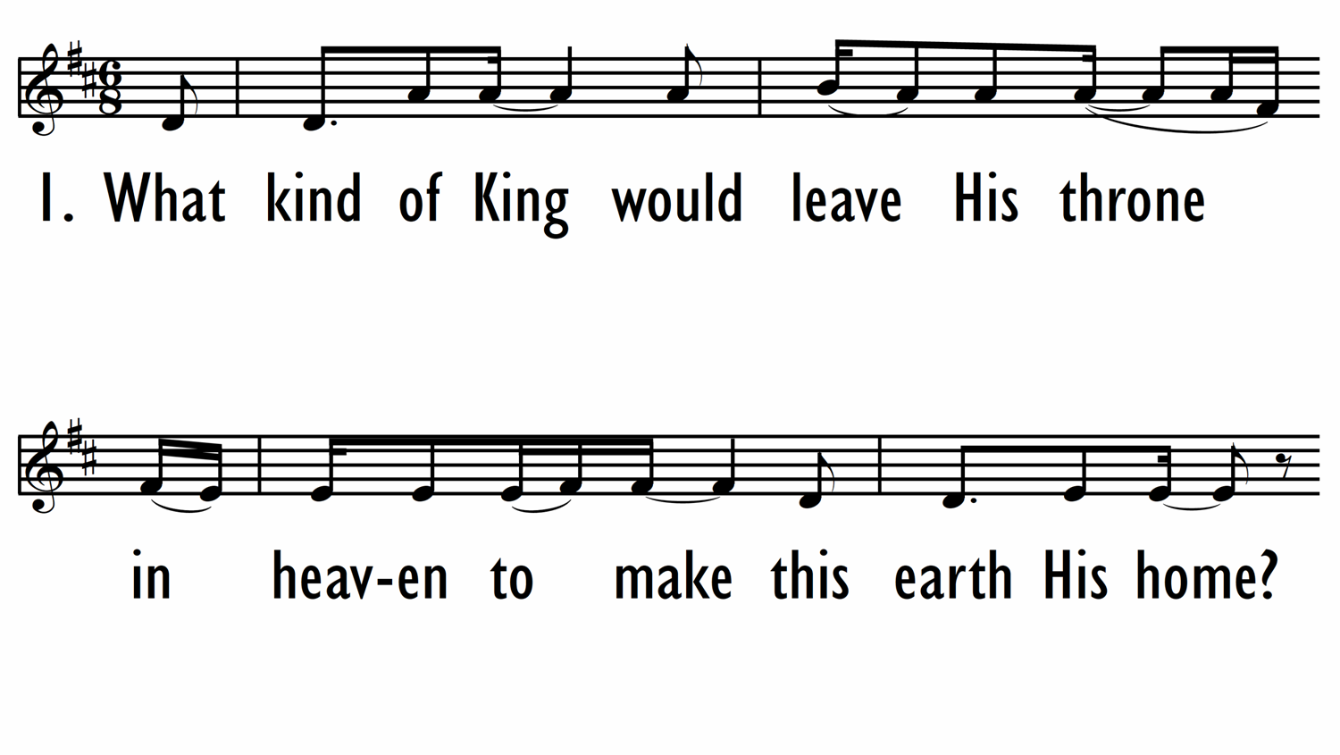 MANGER THRONE - Lead Line-ppt