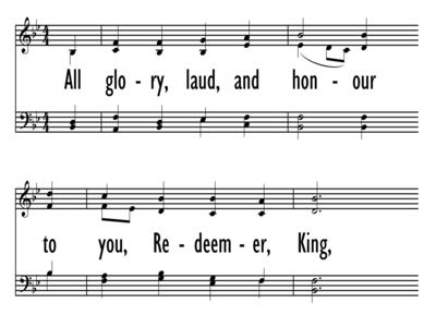 ALL GLORY LAUD AND HONOUR-ppt