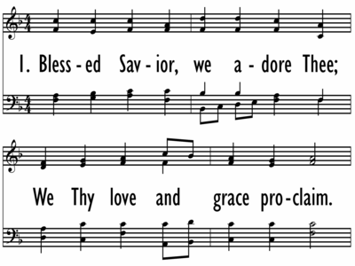 GLORIOUS IS THY NAME MOST HOLY - Large Font-ppt