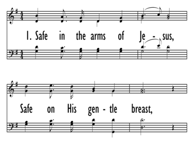 SAFE IN THE ARMS OF JESUS-ppt
