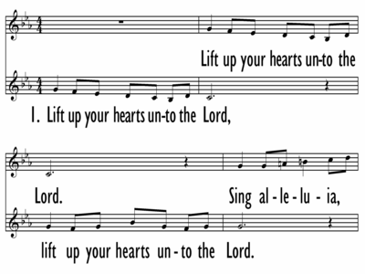 LIFT UP YOUR HEARTS UNTO THE LORD-ppt