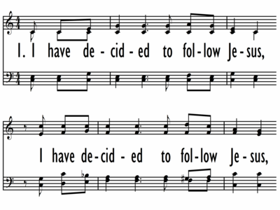 I Have Decided To Follow Jesus Digital Songs Hymns