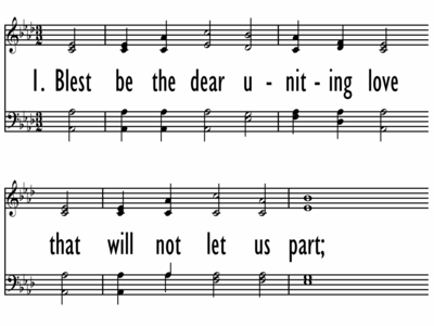 BLEST BE THE DEAR UNITING LOVE-ppt