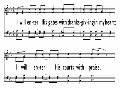 I WILL ENTER HIS GATES WITH THANKSGIVING-ppt