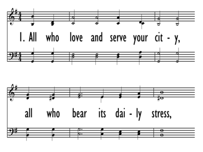 ALL WHO LOVE AND SERVE YOUR CITY-ppt