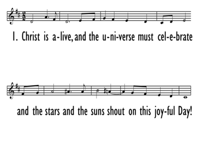 CHRIST IS ALIVE - Lead Line-ppt