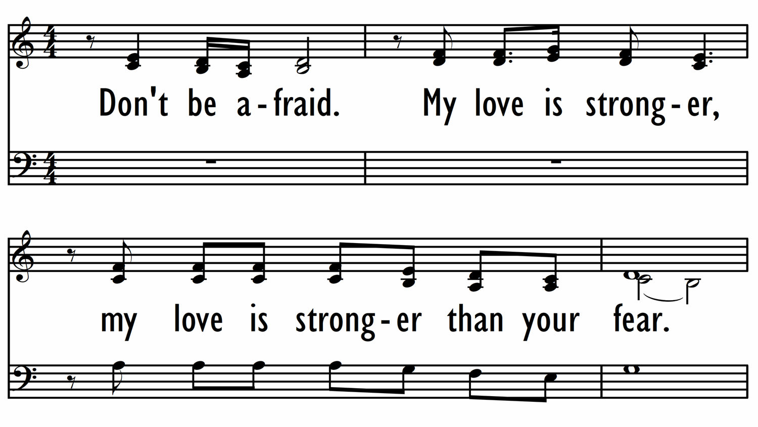 DON'T BE AFRAID-ppt