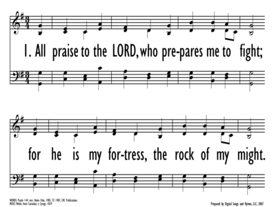 ALL PRAISE TO THE LORD-ppt