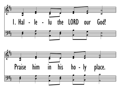 HALLELU THE LORD OUR GOD-ppt