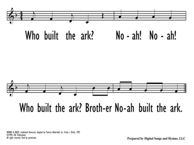 WHO BUILT THE ARK-ppt