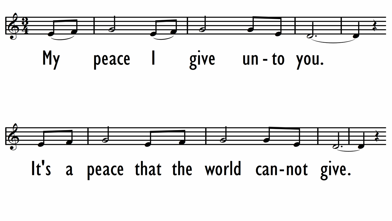 MY PEACE - Lead Line-ppt