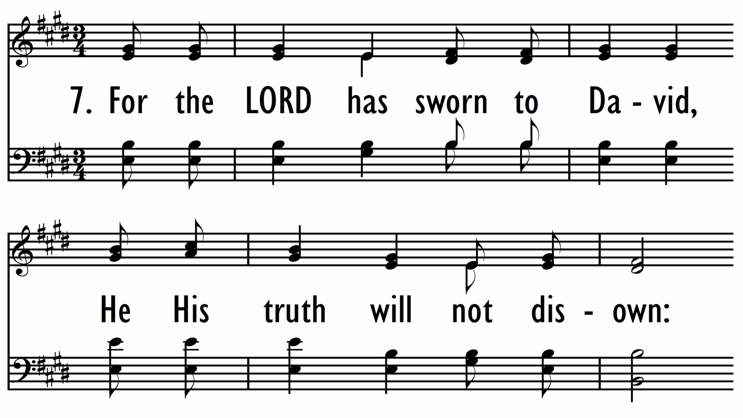 PSALM 132:11-18 (For the LORD has sworn to David)-ppt