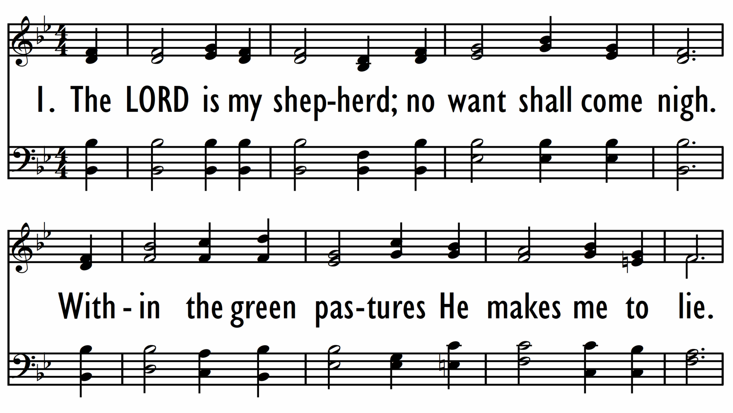 PSALM 23 (The LORD is my shepherd)-ppt
