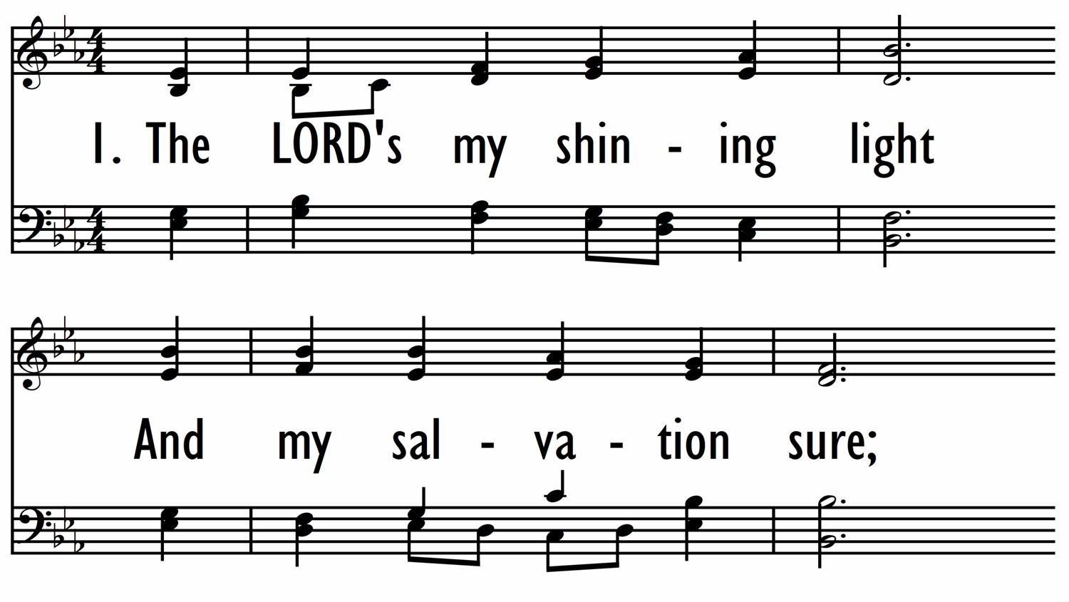 PSALM 27:1-4 (The LORD's my shining light)-ppt