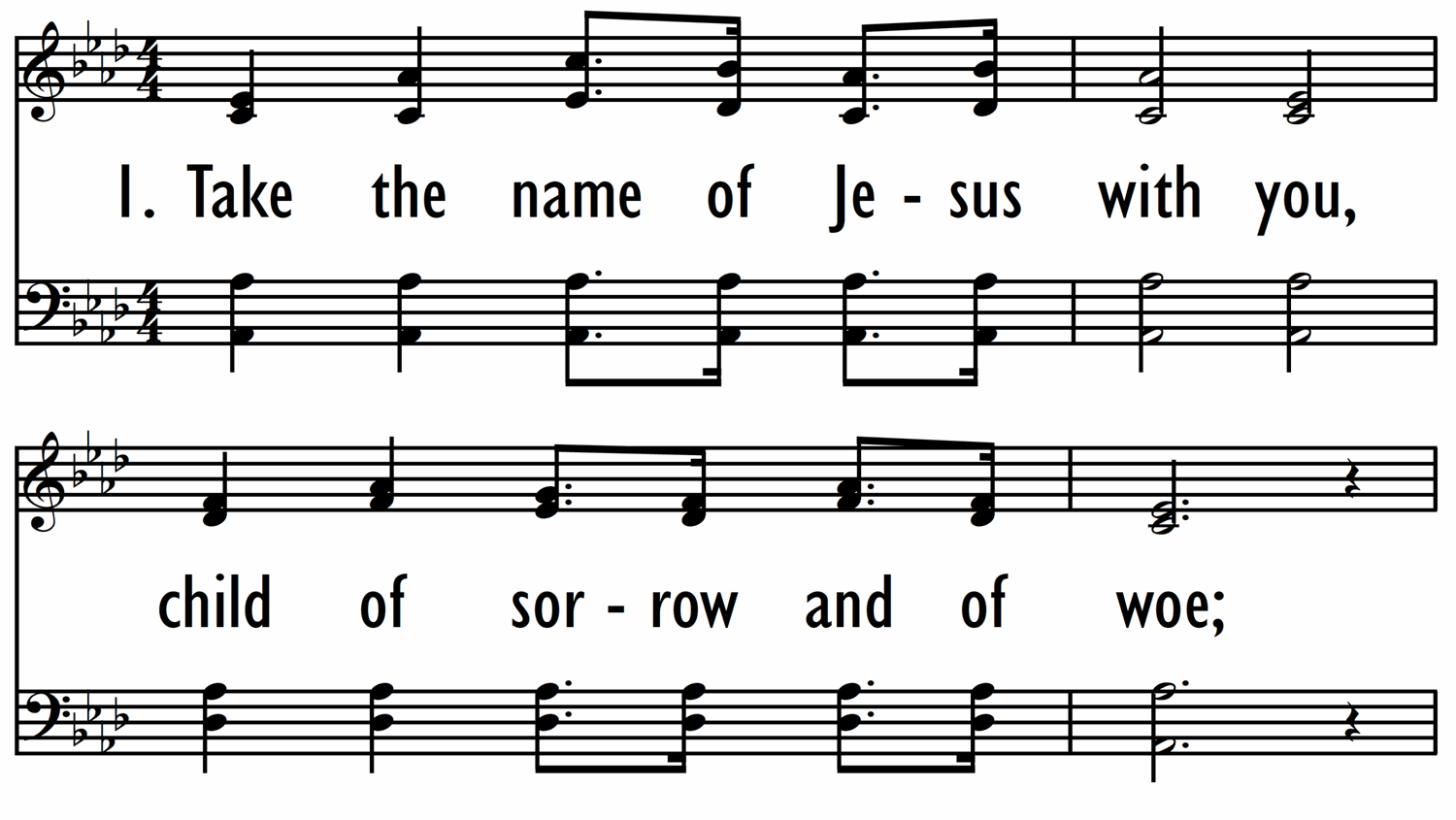 TAKE THE NAME OF JESUS WITH YOU-ppt