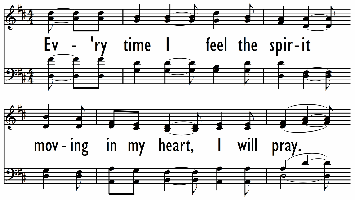 EVERY TIME I FEEL THE SPIRIT-ppt