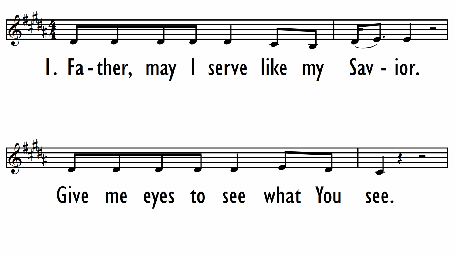 ALL TO HONOR JESUS - Lead line-ppt